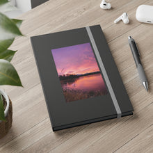 Load image into Gallery viewer, Rose Mountain Reflection–FadeColor Contrast Notebook - Ruled