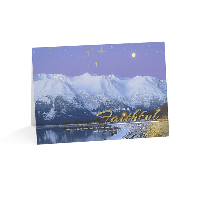 O Come All Ye Faithful – Greeting Cards (1, 10, 30, and 50pcs)