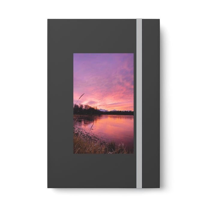 Rose Mountain Reflection–FadeColor Contrast Notebook - Ruled